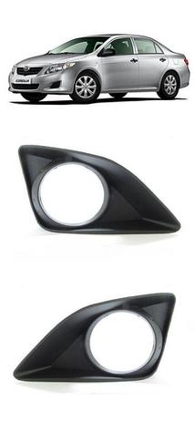 Par Moldura Grade do Farol de Milha Corolla 2009 2010 2011 Com Furo - Toyota Menor preço em Par Moldura Grade do Farol de Milha Corolla 2009 2010 2011 Com Furo - Toyota