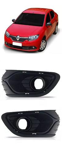 Par Moldura Grade do Farol de Milha Logan 2014 2015 2016 2017 Com Furo - Renault Menor preço em Par Moldura Grade do Farol de Milha Logan 2014 2015 2016 2017 Com Furo - Renault