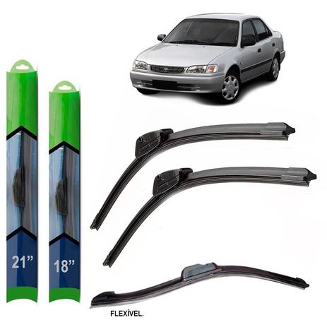 Par palheta limpador para-brisa corolla 1992 a 2001 soft silicone - Tech one Menor preço em Par palheta limpador para-brisa corolla 1992 a 2001 soft silicone - Tech one
