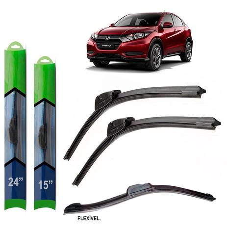 Par palheta limpador para-brisa honda hr-v 2007 a 2016 soft silicone - Tech one Menor preço em Par palheta limpador para-brisa honda hr-v 2007 a 2016 soft silicone - Tech one