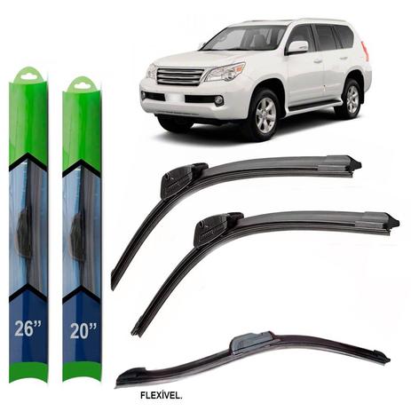 Par palheta limpador para-brisa lexus gx 2009 a 2019 soft silicone - Tech one Menor preço em Par palheta limpador para-brisa lexus gx 2009 a 2019 soft silicone - Tech one
