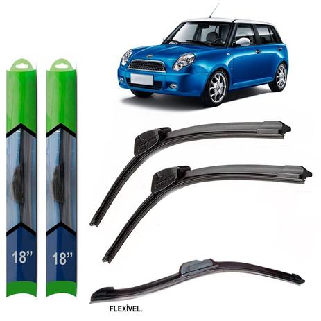 Par palheta limpador para-brisa lifan 320 2009/ soft silicone - Tech one Menor preço em Par palheta limpador para-brisa lifan 320 2009/ soft silicone - Tech one