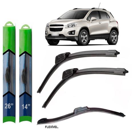 Par palheta limpador para-brisa tracker 2015/ soft silicone - Tech one Menor preço em Par palheta limpador para-brisa tracker 2015/ soft silicone - Tech one