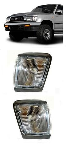 Par Pisca Aro Cinza Original Hilux Pick-up 2002 2003 2004 - Toyota Menor preço em Par Pisca Aro Cinza Original Hilux Pick-up 2002 2003 2004 - Toyota