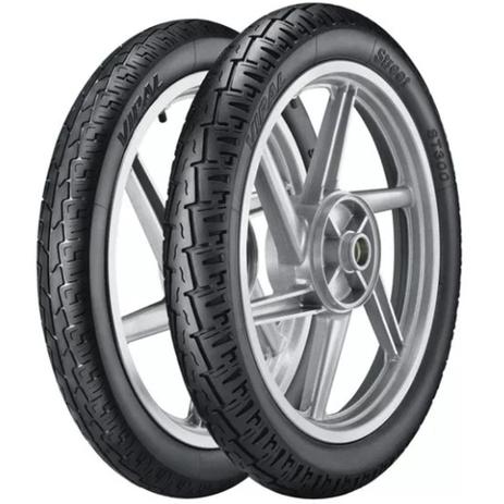Par Pneu Cg Fan Ybr Moto 90/90-18 + 80/100-18 St300 Vipal Menor preço em Par Pneu Cg Fan Ybr Moto 90/90-18 + 80/100-18 St300 Vipal