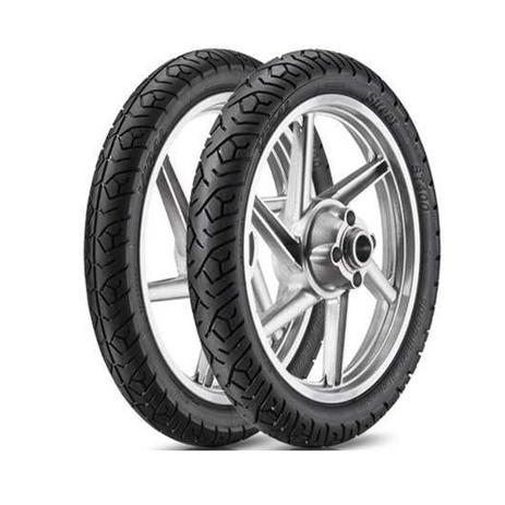 Par Pneu Cg Titan Ybr 275-18 + 90/90-18 St400 Vipal Menor preço em Par Pneu Cg Titan Ybr 275-18 + 90/90-18 St400 Vipal