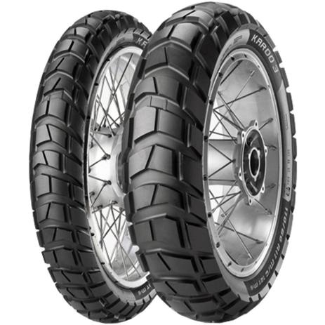 Par Pneu Crf 1000L Africa Twin 90/90-21 + 150/70-18 Karoo3 Metzeler Menor preço em Par Pneu Crf 1000L Africa Twin 90/90-21 + 150/70-18 Karoo3 Metzeler