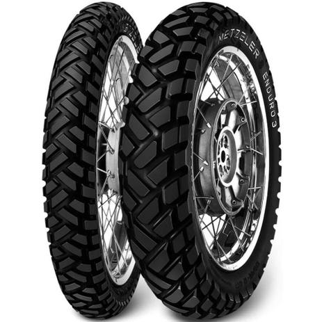 Par Pneu Crf 230 Xr 200 R 80/90-21 + 400-18 Tt Enduro 3 Sahara Metzeler Menor preço em Par Pneu Crf 230 Xr 200 R 80/90-21 + 400-18 Tt Enduro 3 Sahara Metzeler