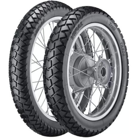 Par Pneu Falcon 400 Xt 660 130/80-17 + 90/90-21 Tr300 Vipal Menor preço em Par Pneu Falcon 400 Xt 660 130/80-17 + 90/90-21 Tr300 Vipal