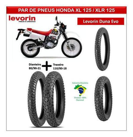 Par Pneu Honda Xl 125 Xlr 125 Dianteiro Traseiro Duna Levorin Pneus Magazine Luiza