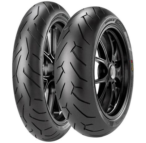 Par Pneu Ninja 250R Fazer Cbr 130/70r17 + 110/70r17 Tl Diablo Rosso II Pirelli - Pirelli moto Menor preço em Par Pneu Ninja 250R Fazer Cbr 130/70r17 + 110/70r17 Tl Diablo Rosso II Pirelli - Pirelli moto
