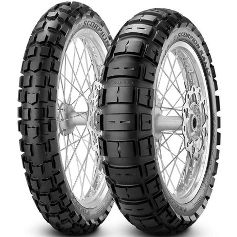 Par Pneu Xre 300 Xr 250 Tornado 140/80-18 + 90/90-21 Scorpion Rally Pirelli - Pirelli Moto Menor preço em Par Pneu Xre 300 Xr 250 Tornado 140/80-18 + 90/90-21 Scorpion Rally Pirelli - Pirelli Moto
