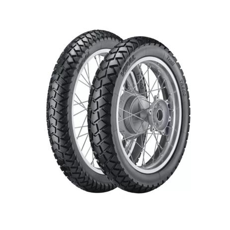 Par Pneu Yamaha Tdm 225 410-18 + 90/90-19 Tr300 Vipal Menor preço em Par Pneu Yamaha Tdm 225 410-18 + 90/90-19 Tr300 Vipal