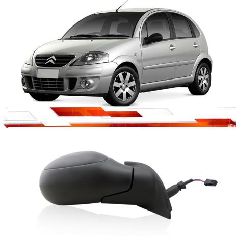 PAR RETROVISOR EXTERNO MANUAL C3 2004 até 2012 - Retrovex Menor preço em PAR RETROVISOR EXTERNO MANUAL C3 2004 até 2012 - Retrovex