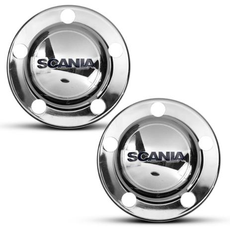 Par Sobre Tampa Cubo Dianteiro Scania S3 Decorado Cromado Capa Roda - Jetta Menor preço em Par Sobre Tampa Cubo Dianteiro Scania S3 Decorado Cromado Capa Roda - Jetta