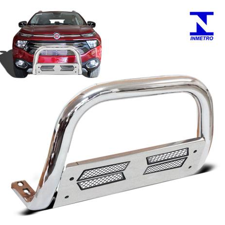 Parachoque de Impulsão Mata Boi Cromado Fiat Toro Flex - Bepo Menor preço em Parachoque de Impulsão Mata Boi Cromado Fiat Toro Flex - Bepo