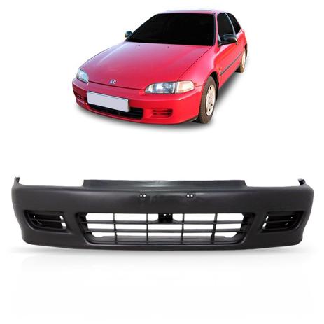 Menor preço em Parachoque Dianteiro Civic Hatch Coupe 92 93 94 95 Versão 02 Portas - Sp acessórios
