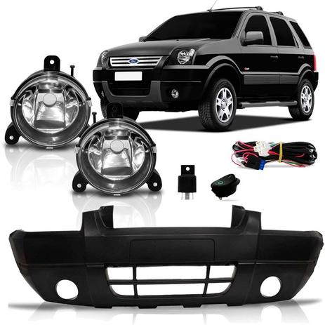 Parachoque Ecosport 2003 A 2006 Com Kit Farol De Milha - Sp acessórios Menor preço em Parachoque Ecosport 2003 A 2006 Com Kit Farol De Milha - Sp acessórios