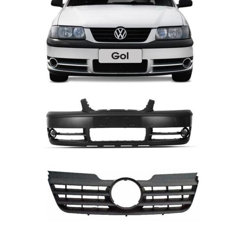 Parachoque gol g3 fase 2 dianteiro + grade dianteira 99 00 01 02 03 04 05 - Verimports Menor preço em Parachoque gol g3 fase 2 dianteiro + grade dianteira 99 00 01 02 03 04 05 - Verimports
