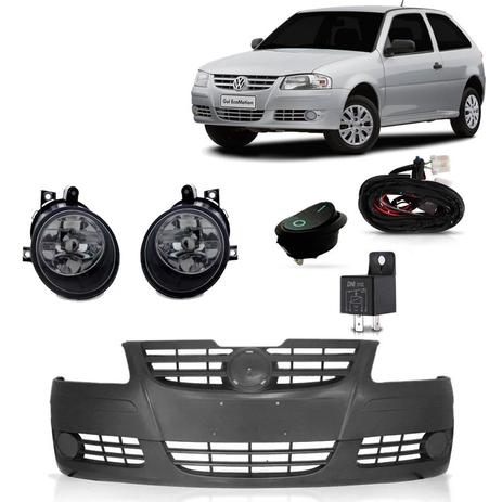 Parachoque Gol Saveiro G4 2006 A 2009 Com Kit Farol De Milha - Sp acessórios Menor preço em Parachoque Gol Saveiro G4 2006 A 2009 Com Kit Farol De Milha - Sp acessórios
