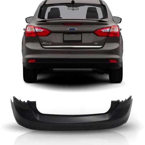 Parachoque Traseiro Ford Focus Sedan 2015 2016 2017 - Sp acessórios Menor preço em Parachoque Traseiro Ford Focus Sedan 2015 2016 2017 - Sp acessórios