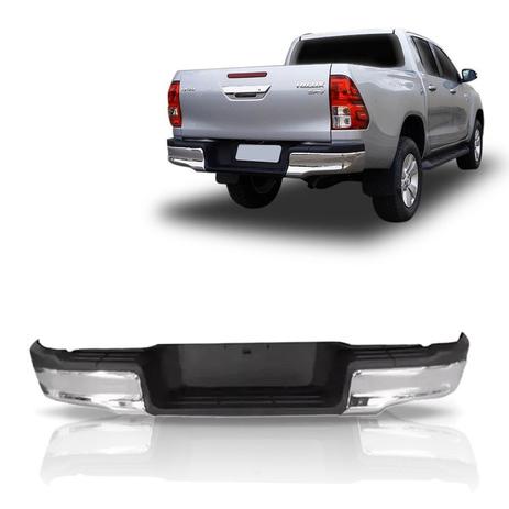 Parachoque Traseiro Toyota Hilux 2016 2017 2018 - Sp acessórios Menor preço em Parachoque Traseiro Toyota Hilux 2016 2017 2018 - Sp acessórios