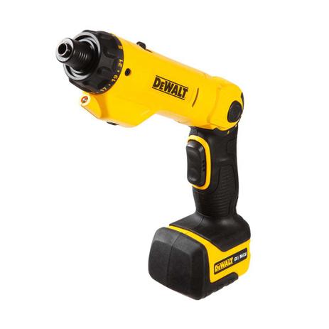 Parafusadeira à bateria 1/4” sextavado 220V 6v DCF060 amarelo Dewalt Menor preço em Parafusadeira à bateria 1/4” sextavado 220V 6v DCF060 amarelo Dewalt