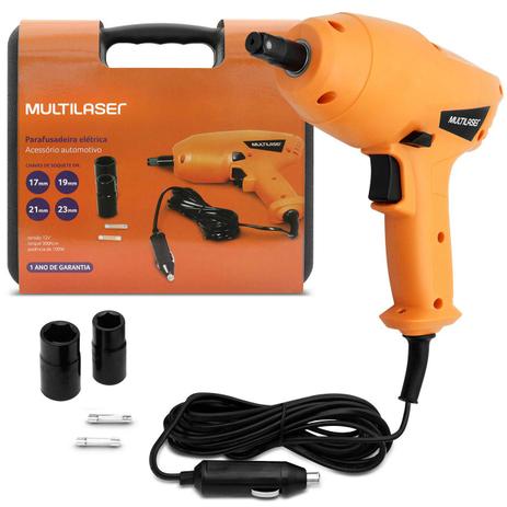Parafusadeira de Impacto Elétrica Automotiva Multilaser AU610 100W 12V Laranja Acompanha Maleta é boa?