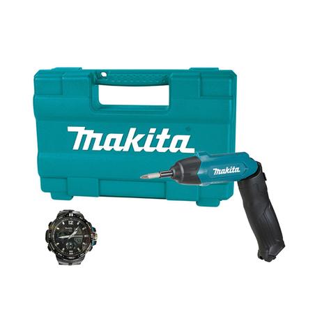 Parafusadeira Dobrável a Bateria 3,6V + 81 Acessórios + Relógio + Maleta DF001DW - MAKITA Menor preço em Parafusadeira Dobrável a Bateria 3,6V + 81 Acessórios + Relógio + Maleta DF001DW - MAKITA