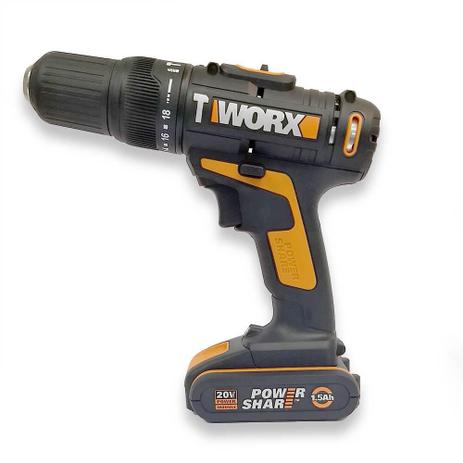 Parafusadeira e Furadeira de Impacto à Bateria 20v Worx WX371.3 Bivolt - Worx Ferramentas Menor preço em Parafusadeira e Furadeira de Impacto à Bateria 20v Worx WX371.3 Bivolt - Worx Ferramentas