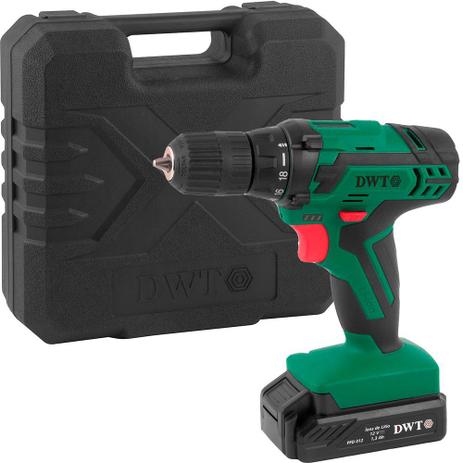 Parafusadeira / Furadeira DWT PFD 012 à Bateria com Kit Maleta 12V Bivolt Menor preço em Parafusadeira / Furadeira DWT PFD 012 à Bateria com Kit Maleta 12V Bivolt