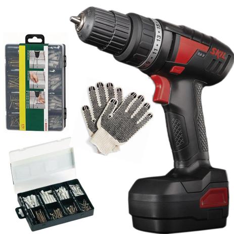 Parafusadeira / Furadeira Skil 2262 127v Kit Brocas Bits Bosch 173 pcs Menor preço em Parafusadeira / Furadeira Skil 2262 127v Kit Brocas Bits Bosch 173 pcs
