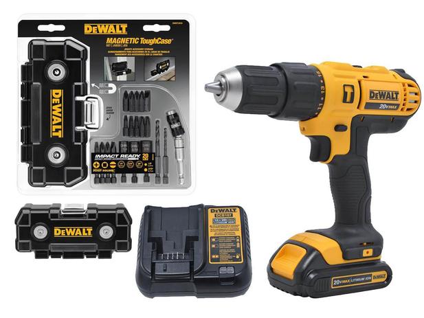 Parafusadeira impacto DCD776LC1 Jogo de Bits 20 Peças Dewalt Menor preço em Parafusadeira impacto DCD776LC1 Jogo de Bits 20 Peças Dewalt
