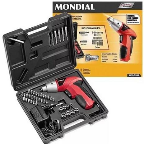 Parafusadeira Mondial Recarregável 4,8v Mandril Magnétic Led é boa?