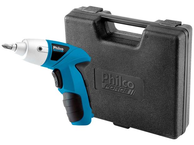 Parafusadeira Philco Force Elétrica 4,8V - Velocidade Reversível com Maleta PPF01MF Menor preço em Parafusadeira Philco Force Elétrica 4,8V - Velocidade Reversível com Maleta PPF01MF