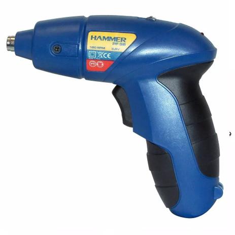 Parafusadeira Sem Fio a Bateria 180 Rpm Hammer Bivolt PF36 Menor preço em Parafusadeira Sem Fio a Bateria 180 Rpm Hammer Bivolt PF36