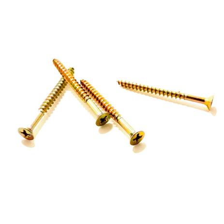 Parafuso Chipboard Cabeça Chata 4x45mm Bicromatizado para Madeira - 500 peças - PCH4045 - Ancora Menor preço em Parafuso Chipboard Cabeça Chata 4x45mm Bicromatizado para Madeira - 500 peças - PCH4045 - Ancora