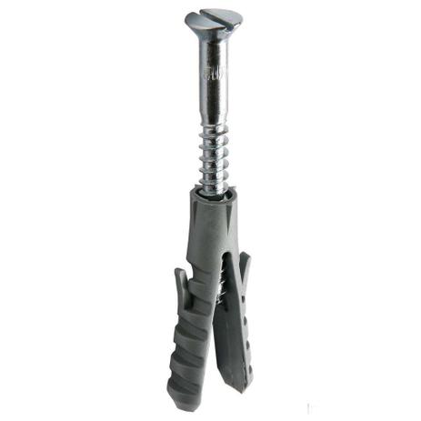 Parafuso madeira fenda 2,5x25mm com bucha com anel PMA/01 Fixtil Menor preço em Parafuso madeira fenda 2,5x25mm com bucha com anel PMA/01 Fixtil