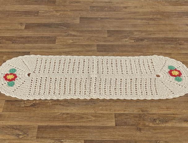 Passadeira Crochê Bella 1 Peça 1,30m x 46cm Cru - Vilela enxovais é ruim? Passadeira Crochê Bella 1 Peça 1,30m x 46cm Cru - Vilela enxovais é boa?