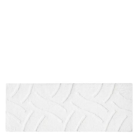 Passadeira branca felpuda Outlet