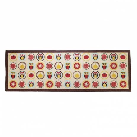 Passadeira Multiuso Colorful Gourmet Bella Casa 150x50cm Bege/Marrom - Colorful bella casa Menor preço em Passadeira Multiuso Colorful Gourmet Bella Casa 150x50cm Bege/Marrom - Colorful bella casa
