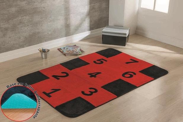 Passadeira Premium Big Amarelinha Vermelho - Guga tapetes Menor preço em Passadeira Premium Big Amarelinha Vermelho - Guga tapetes