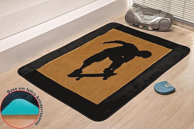 Passadeira Premium Big Skate Caramelo - Guga tapetes Menor preço em Passadeira Premium Big Skate Caramelo - Guga tapetes