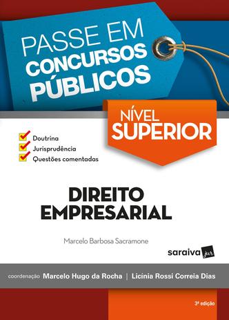 Passe em concursos públicos : Nível superior - 3ª edição de 2018 - Direito empresarial é boa?