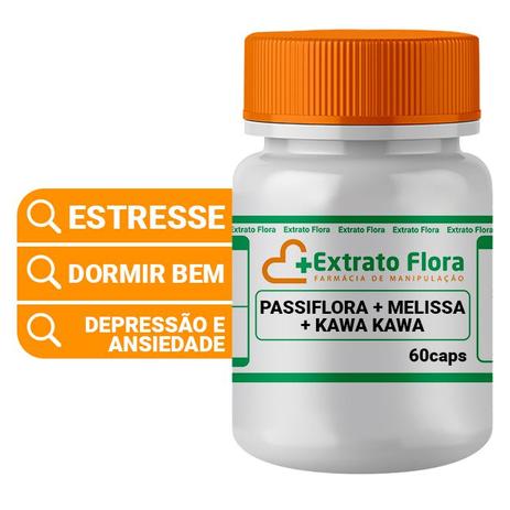 Passiflora 200mg + Melissa 200mg + Kawa Kawa 100mg 60 Cápsulas - Extrato flora é ruim? Passiflora 200mg + Melissa 200mg + Kawa Kawa 100mg 60 Cápsulas - Extrato flora é boa?