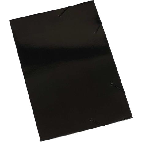 Pasta ABA Elastica Papel Oficio Preta - Polycart Menor preço em Pasta ABA Elastica Papel Oficio Preta - Polycart