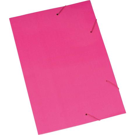 Pasta ABA Elastica Papel Oficio Rosa - Polycart Menor preço em Pasta ABA Elastica Papel Oficio Rosa - Polycart
