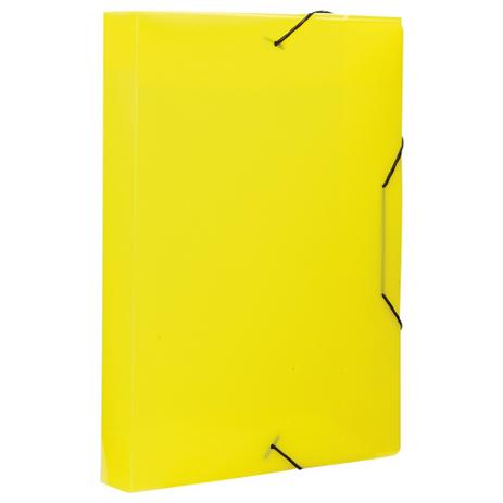 Pasta Aba Escolar Elastico Oficio 4Cm Amarelo - Dello Menor preço em Pasta Aba Escolar Elastico Oficio 4Cm Amarelo - Dello