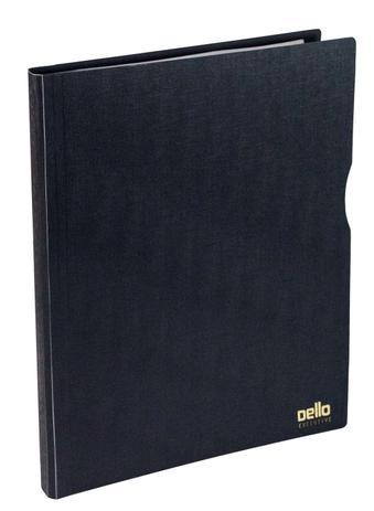 Pasta Catálogo A-4 com 50 Plásticos Executive Preta Ref.6058.P Dello Menor preço em Pasta Catálogo A-4 com 50 Plásticos Executive Preta Ref.6058.P Dello
