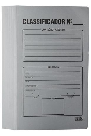 Pasta Classificadora P/Documentos C/ Impressao Cinza - Dello Menor preço em Pasta Classificadora P/Documentos C/ Impressao Cinza - Dello